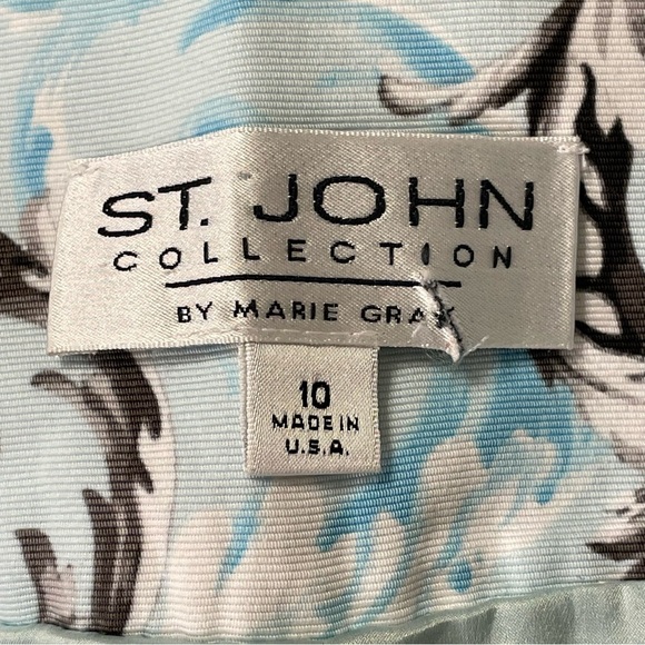 ST. JOHN COLLECTION by MARIE GRAY Floral Pleated Midi Skirt - Picture 3 of 4